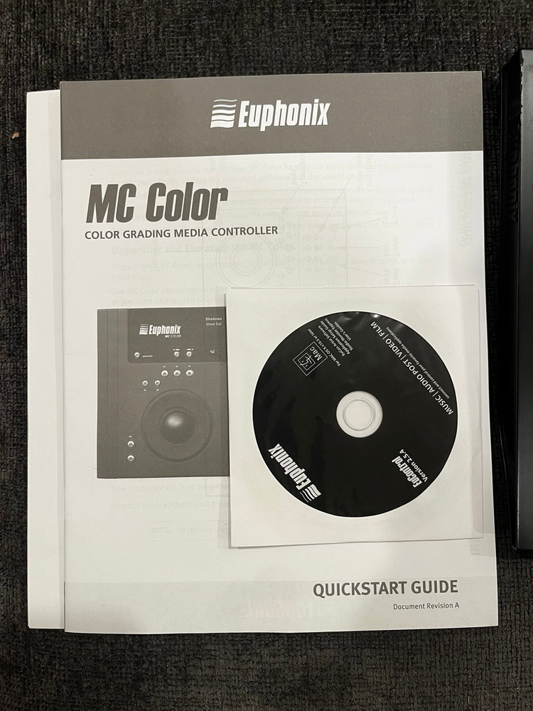 Euphonix MC Color Grading Trackball Control Surface **READ DESC**