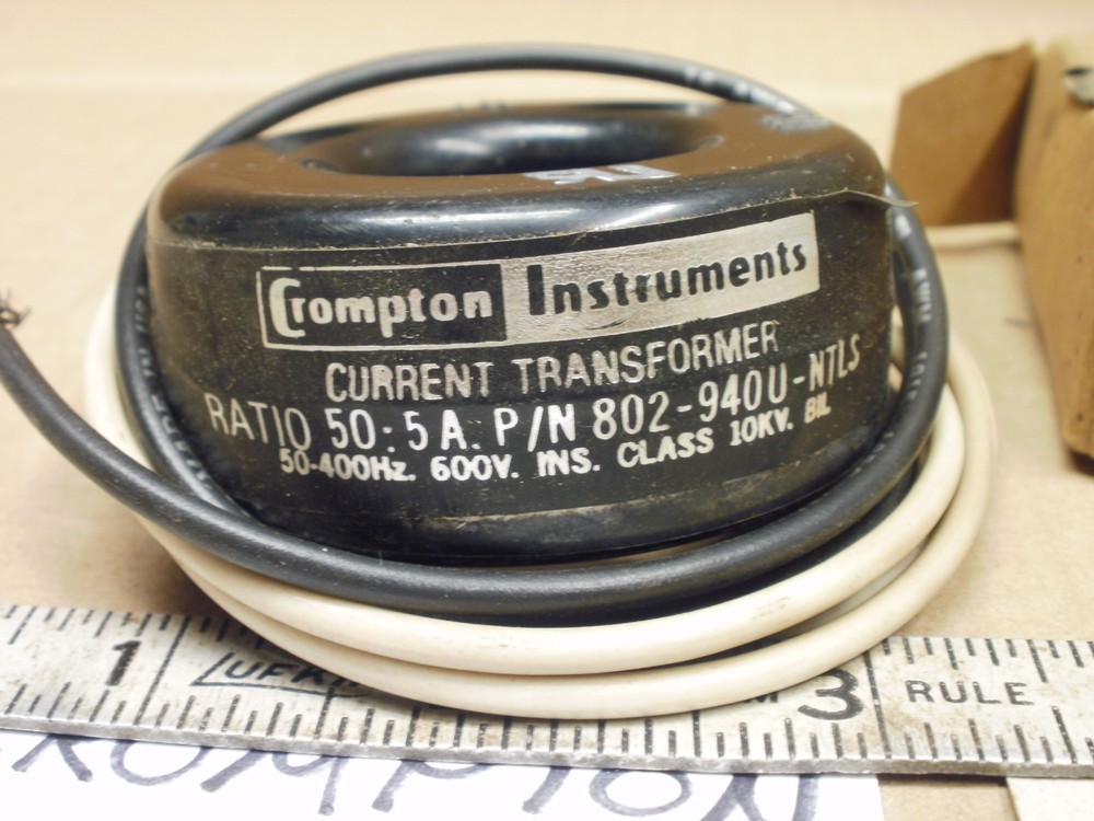 Crompton, Midwest, Westinghouse Current Transformers, New & Used