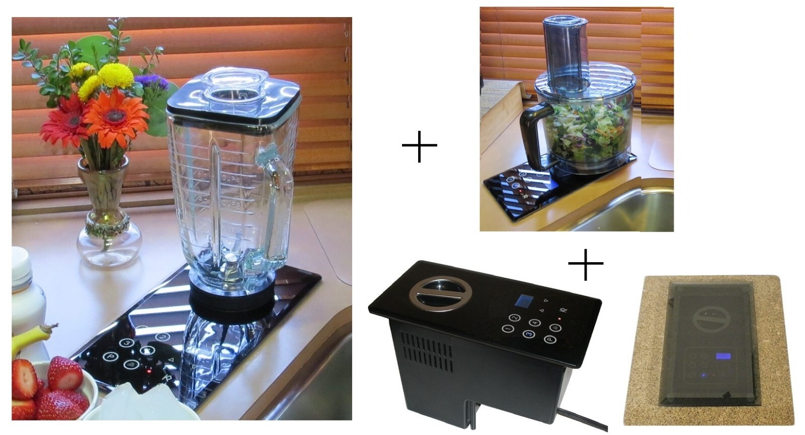 In-Built in-counter blender & food processor (Food Center) 1000W Drop in Motor