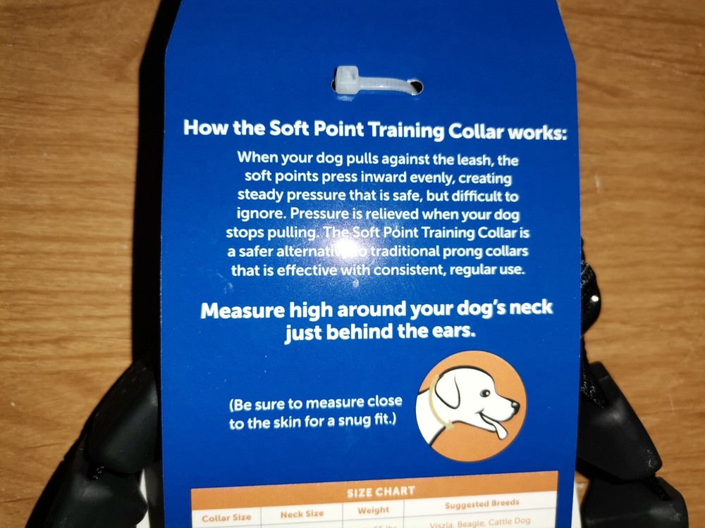 PetSafe Soft Point No Pull Training Dog Collar, Medium upto 55lbs - Retails $17