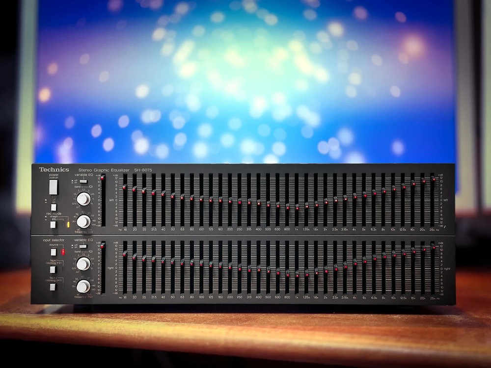 Technics SH-8075 🌈RaRe🌈 Mint Vintage Stereo Equalizer