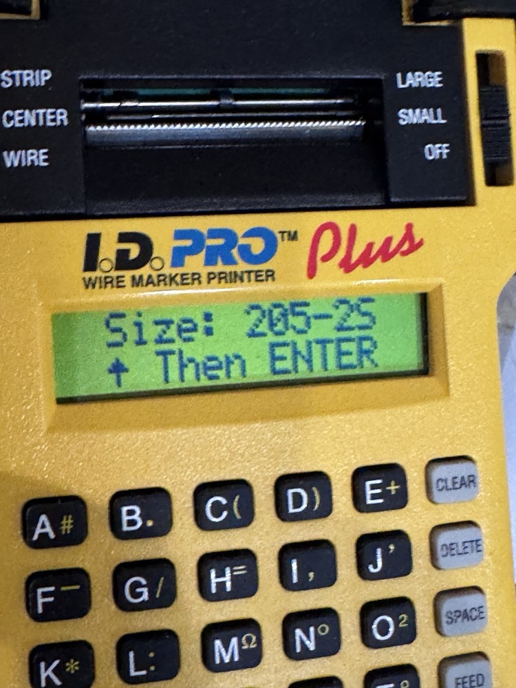 Brady I.D. Pro Plus Model 33980 - Complete