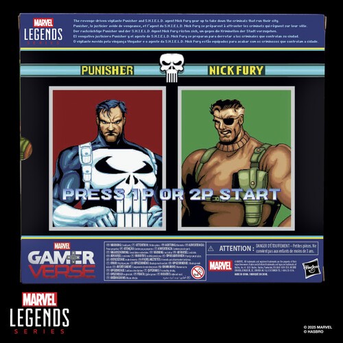 Hasbro Collectibles - Gamerverse - Marvel Legends - Punisher & Nick Fury Action