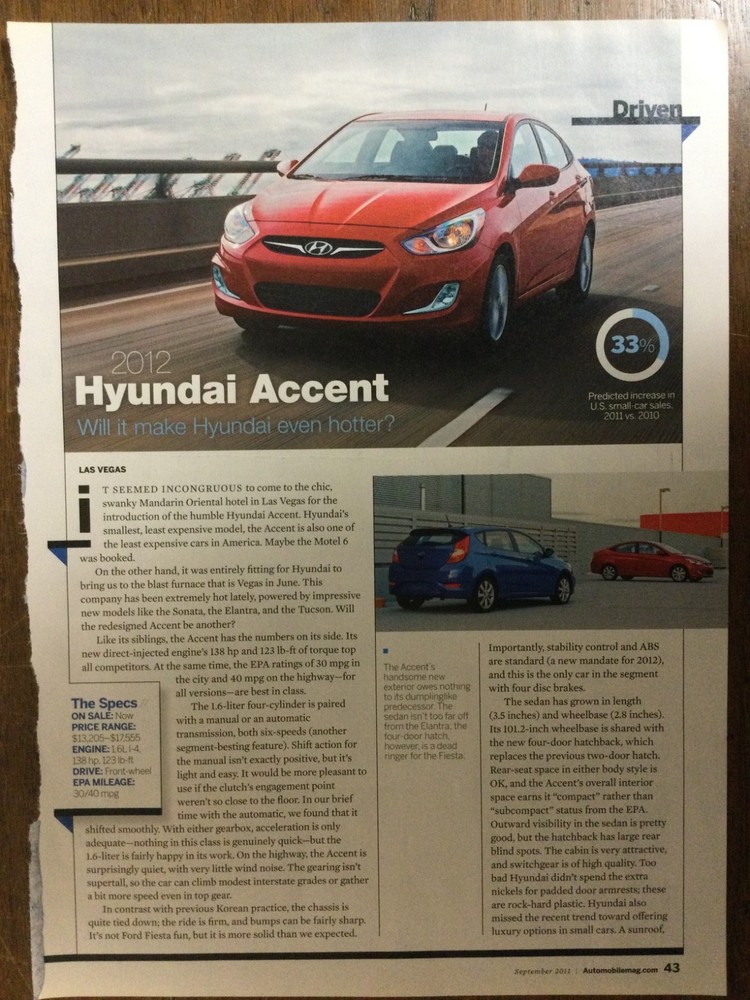 Misc 5298 Article Driven 2012 Hyundai Accent September 2011 2 page
