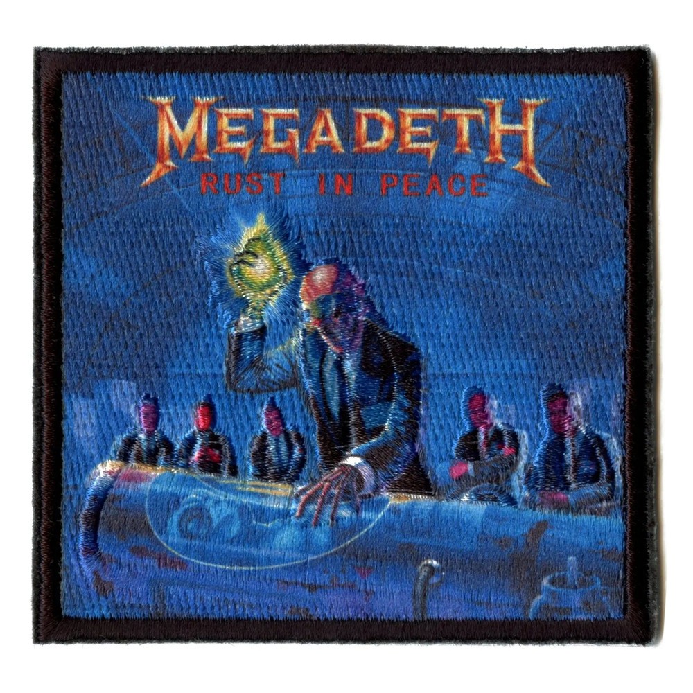 Megadeth Patch Rust In Peace Embroidered Iron On