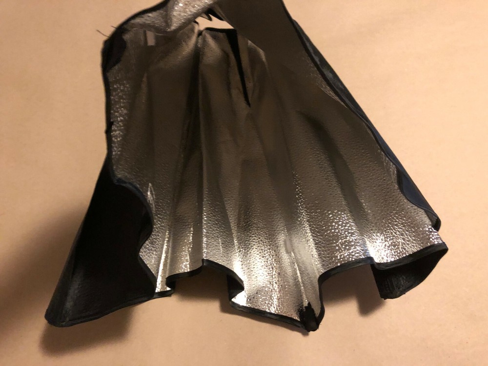 (3) Photography Studio Reflective Light Black / Silver Umbrella