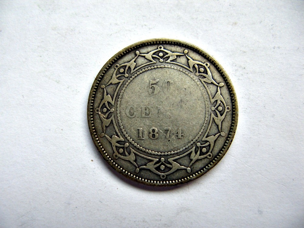 1874 Newfoundland 50 Cent