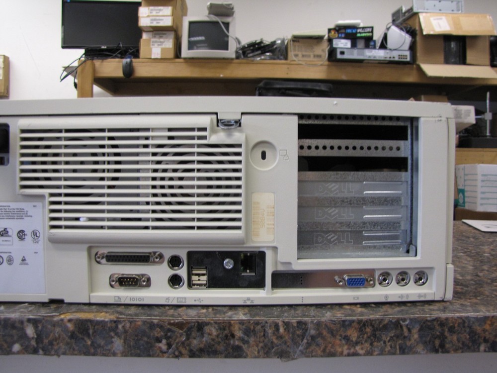 Vintage Dell Optiplex GXi DCM Retro Desktop Computer - Powers on