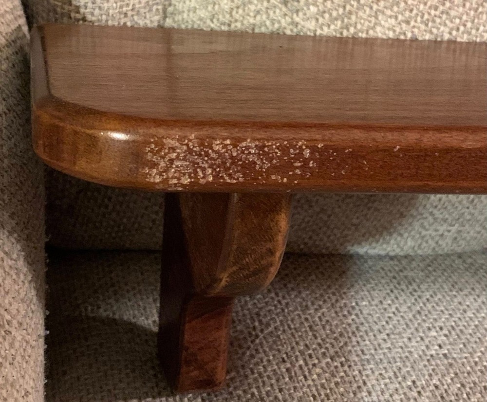 Vintage Solid Wood Wall Shelf (21" long)