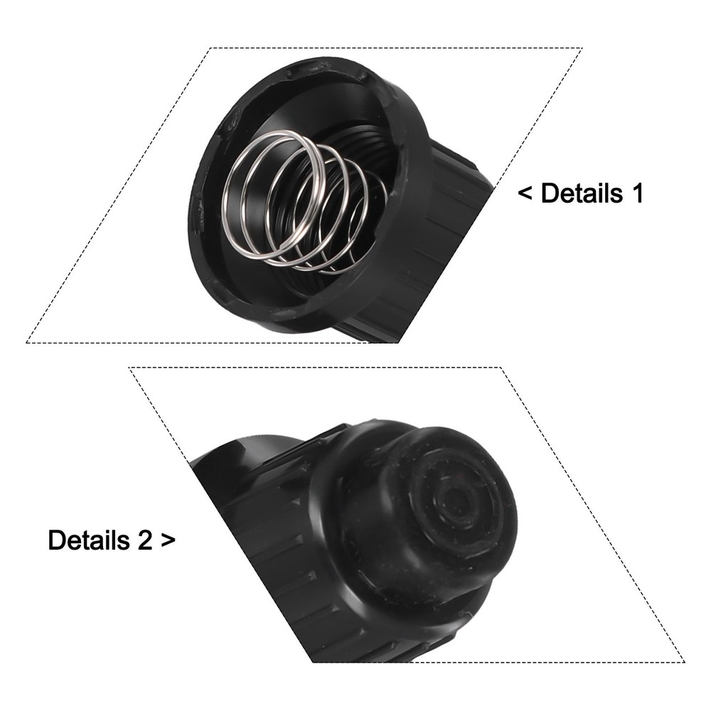 Ignitor Button Cap Push Button Ignition Cap For Char Broil Gas Grill Black