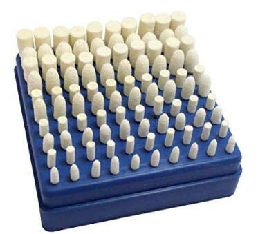 Oudtinx 100pcs Multifunctional Wool Felt Mandrel Mounted Grinding