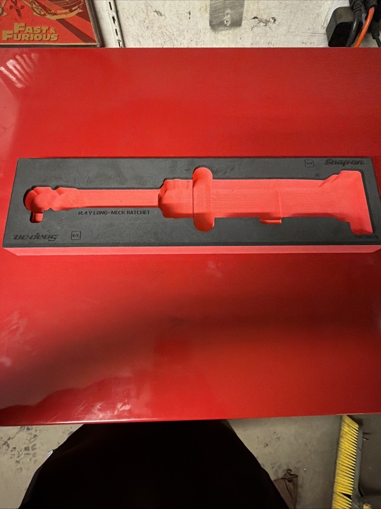 Snap-on Tool RED FOAM For CTR867 CTR868 CTR887 14.4V Long Neck Ratchet FMCTR867B
