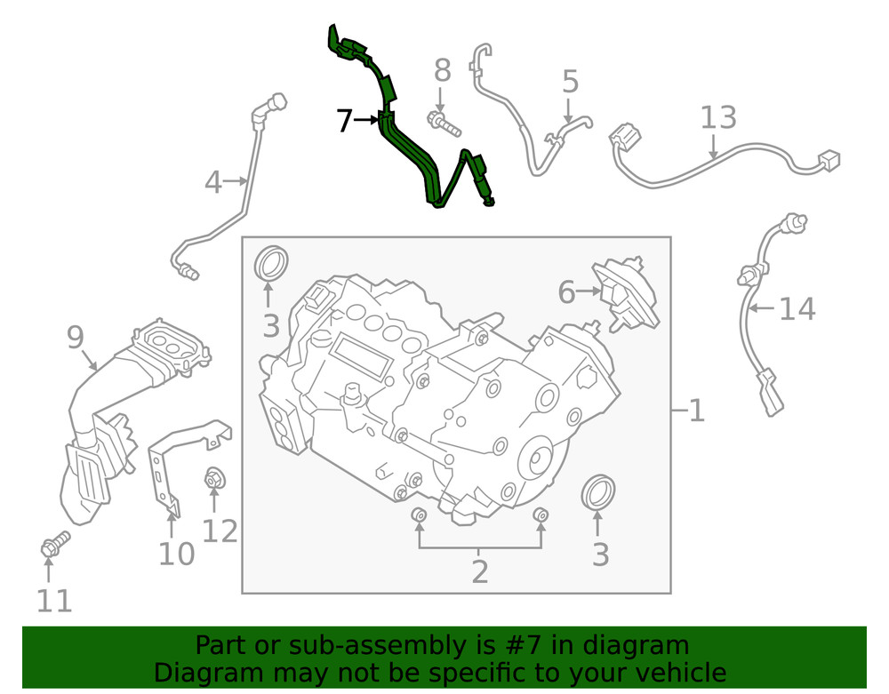 Genuine Jaguar Control Cable T4K11441