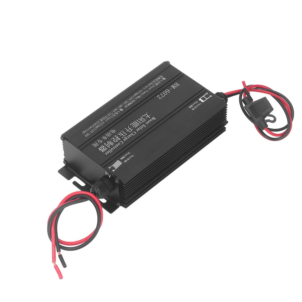 600W MPPT Boost Solar Controller 12‑50V Input LCD Step Up Solar Charging