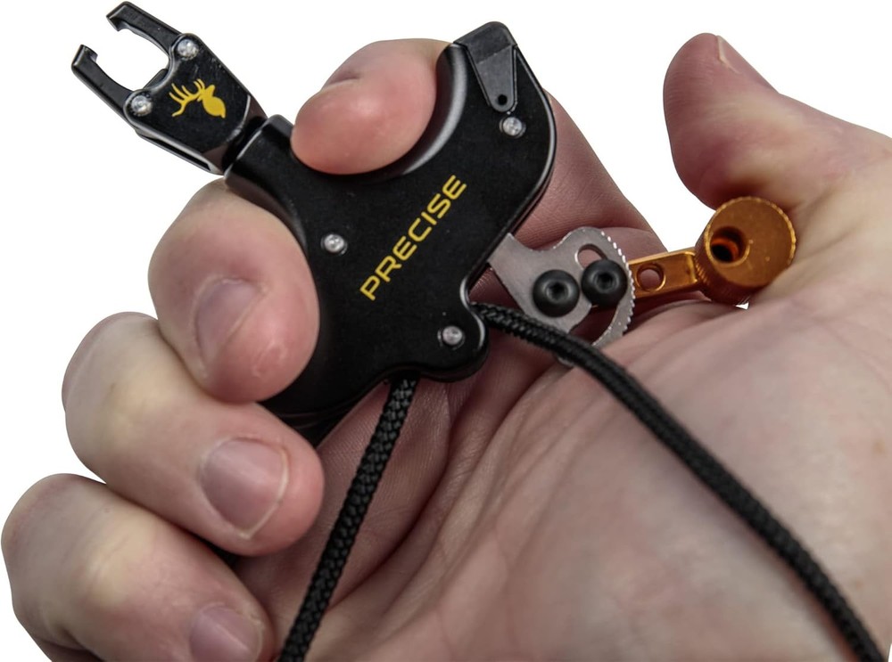 Precise Bow Release, 4-Finger T Handle Release, Includes Sling Wrist Strap, Torq