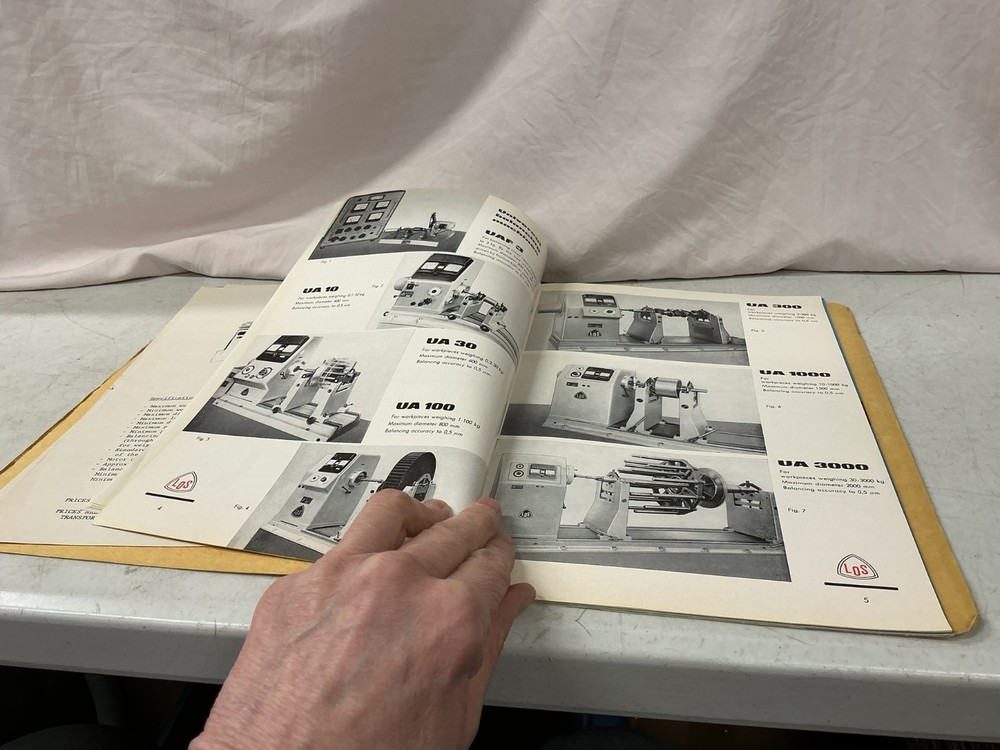 Pantool Machine Tools & Instruments Catalog Manual Balancing Machines