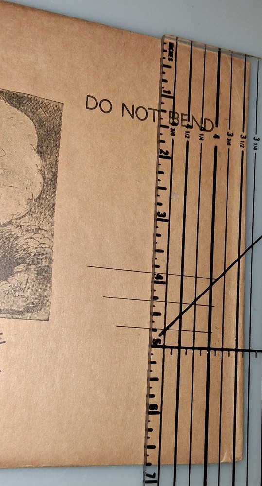 USMC RECORDIO EMPTY ENVELOPE MAILER for Record - U.S. Marine Corps 1940s - 1950s