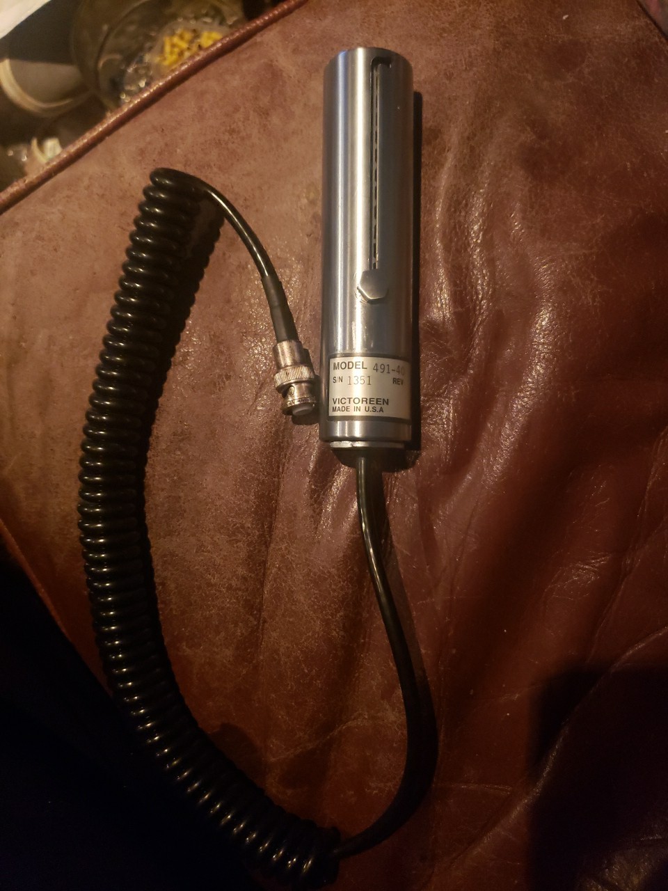 Victoreen Model 491-40 Radiation Survey Probe – Serial #1351
