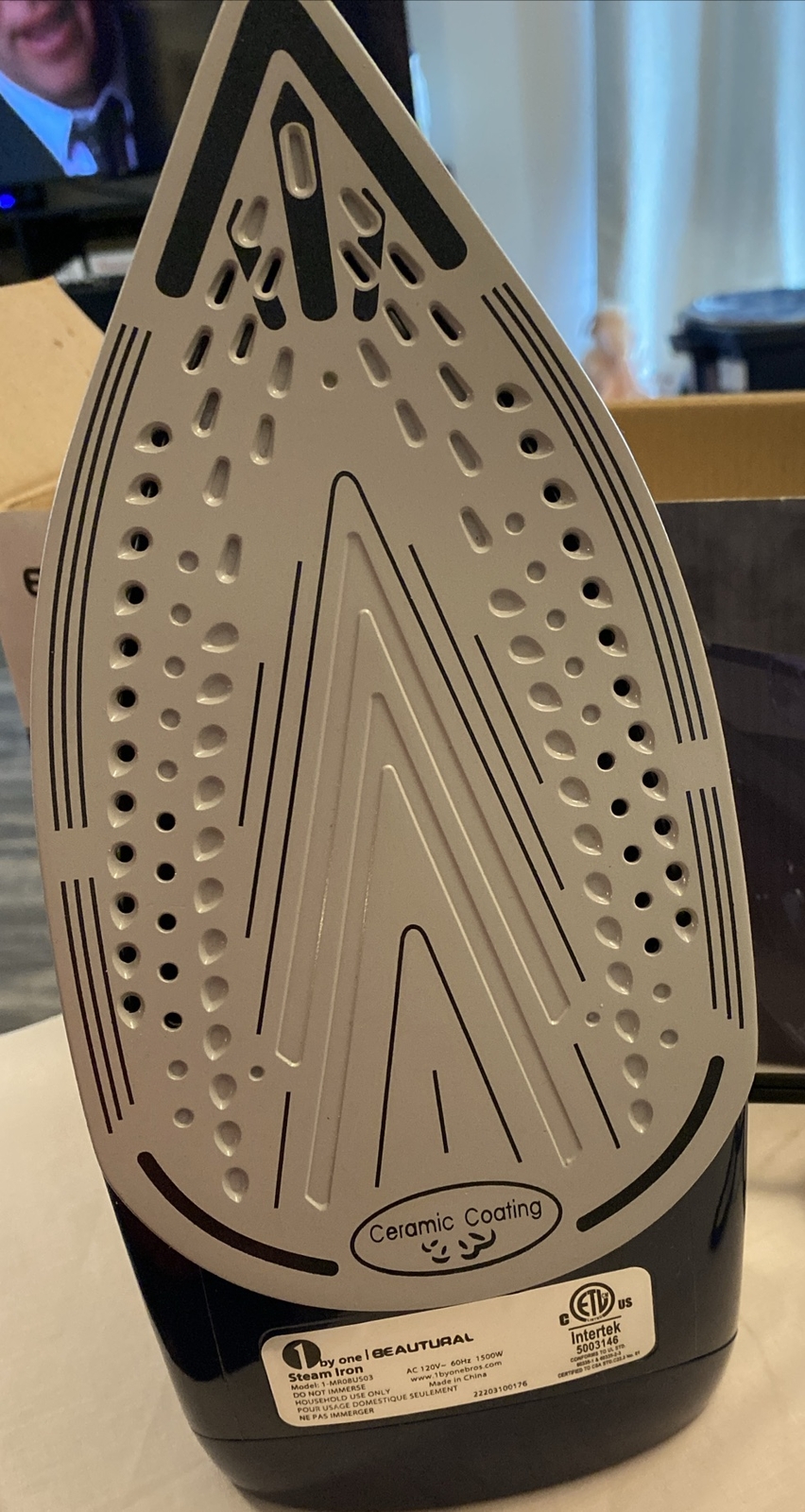 BEAUTURAL Steam Iron for Clothes with Precision Thermostat Dial Ceramic Coated