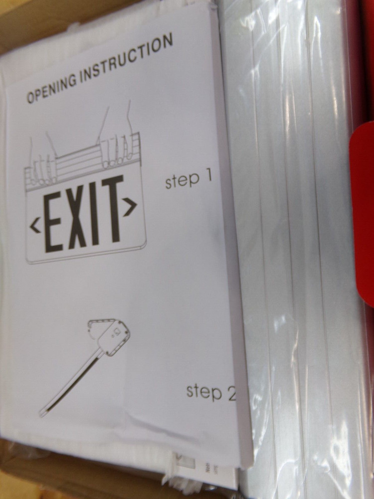 Cooper Lighting Sure Lite Exit Light Model EUS70R Style #5252857 New