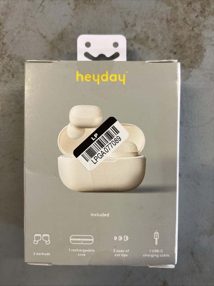 Heyday True Wireless Bluetooth Earbuds - Bluetooth 5.2, Touch Controls, 20-Hour