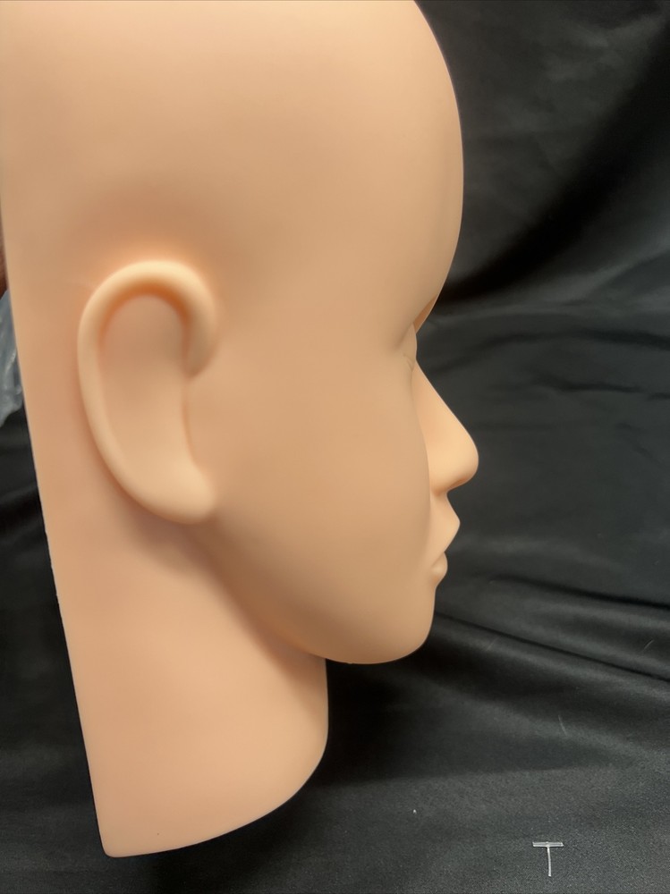 Lash Mannequin Head, Practice Training Head,for Make Up and Lash Ext...