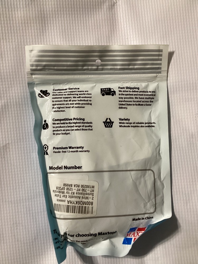 maxtop two way radio accessory