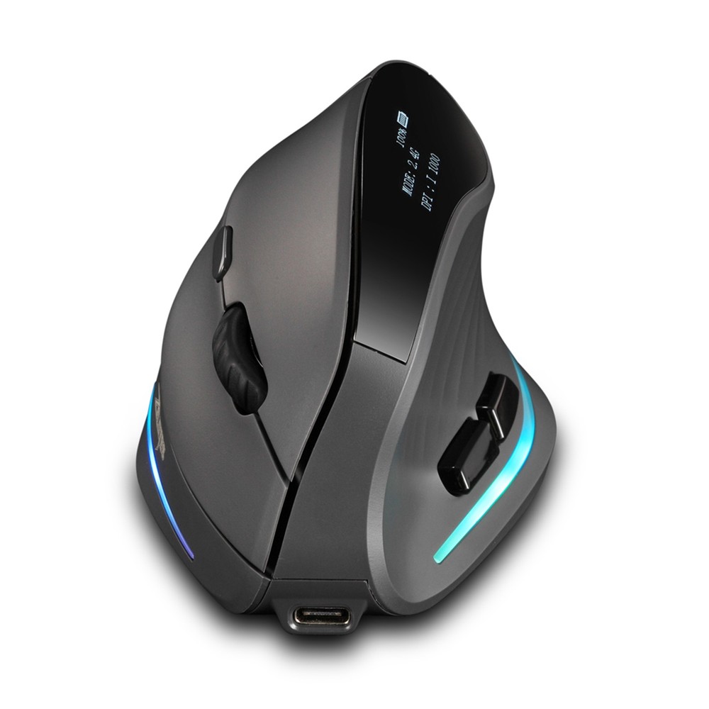 ZELOTES Wireless Mice Ergonomic Optical Indicator Lightweight Gaming Mice For