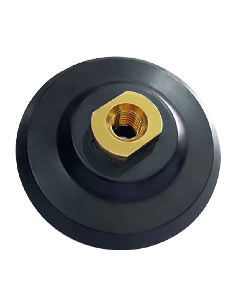 Rubber Backer Pad 4" Hook and Loop Rubber Backing Pad for Countertop Wet Dry ...