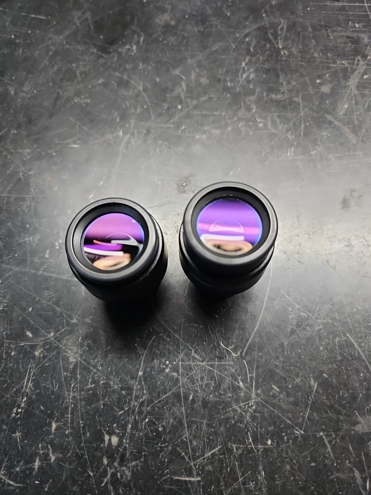 NIKON CFI 10X/22 MICROSCOPE EYEPIECE PAIR FOR ECLIPSE E & I SERIES