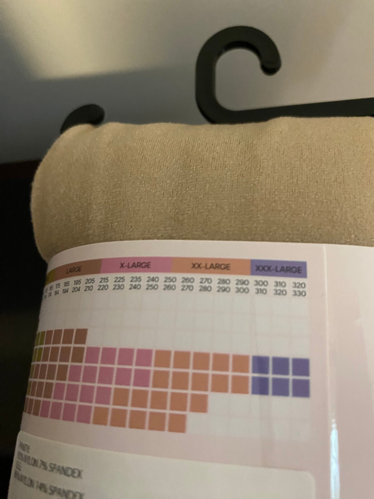 NEW WOMEN'S SIZE XXXL JOYSPUN 2 PACK WHITE /CHINO OPAQUE TIGHTS 60 DENIER