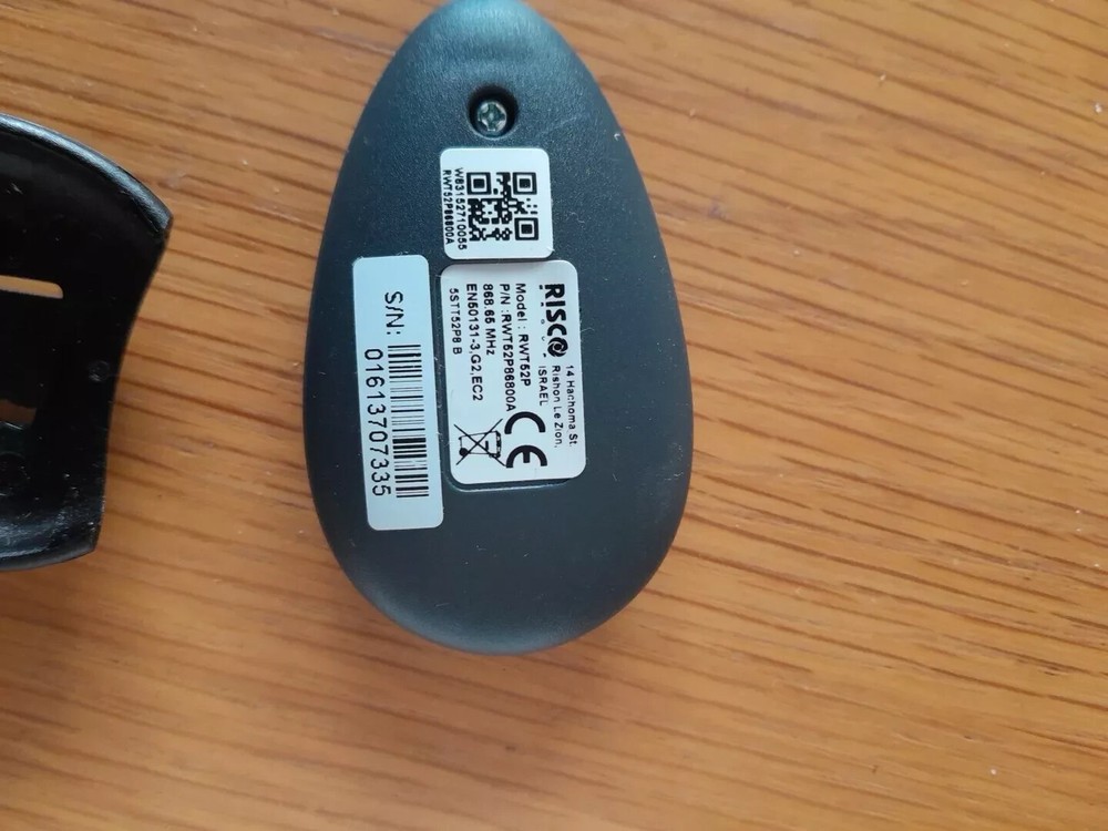 Risco 2 Button Panic Keyfob 868MHz RWT52P - NEW