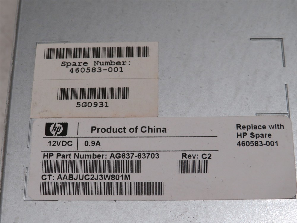 HPE 460583-001 ARRAY FAN MODULE ASSEMBLY AG637-63703