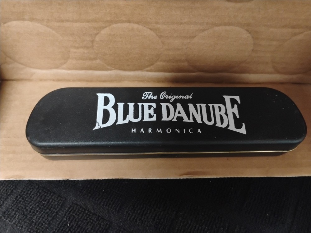 Hohner 7" Blue Danube Harmonica In Case