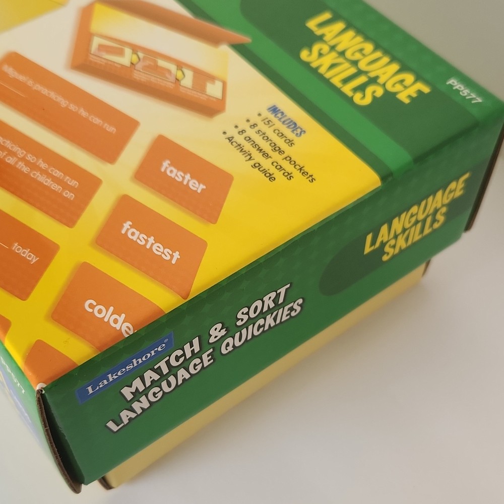 Lakeshore Match & Sort Language Quickies Language Skills Grades 2-3