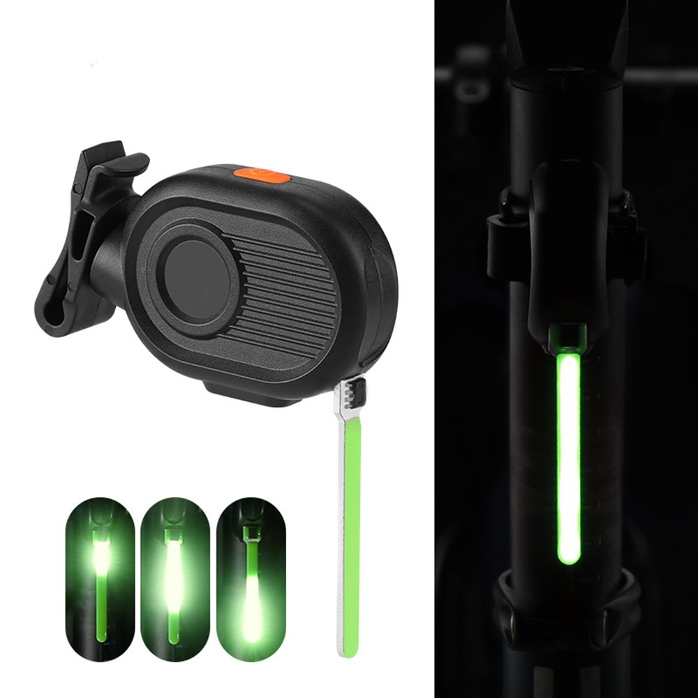 ABS USB LED Bicycle Bike Indicator Rear Tail Light Flowing Navigation Light