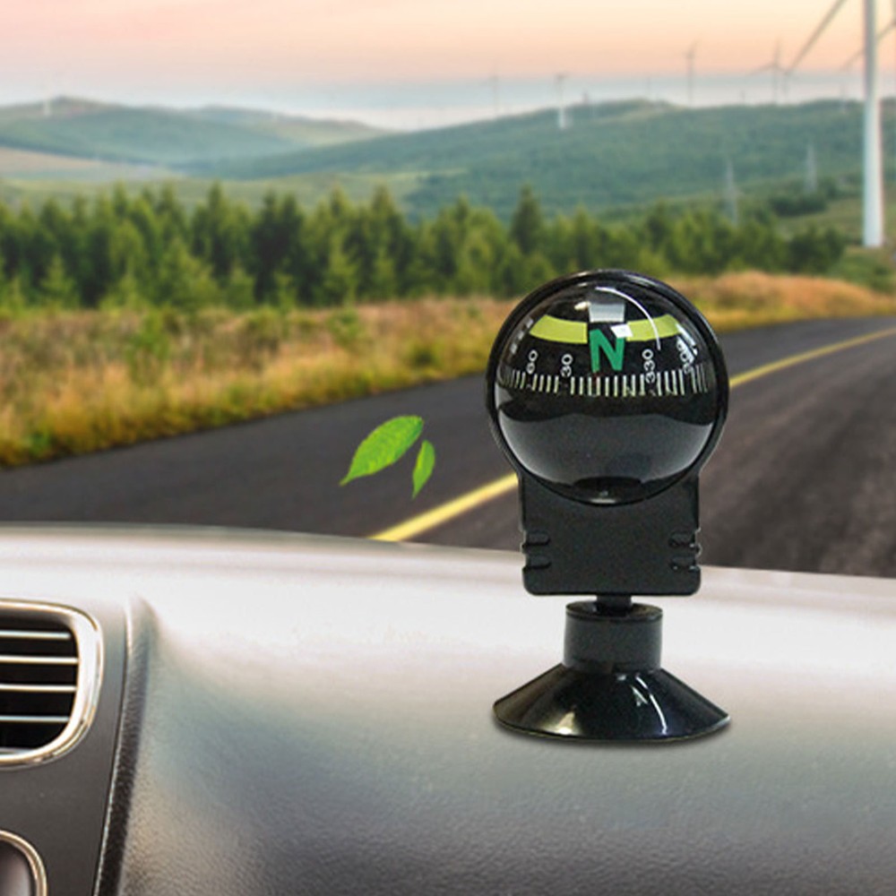 Compass Navigation Dashboard Car Compass For Car Boat Cycling Hiking Direction