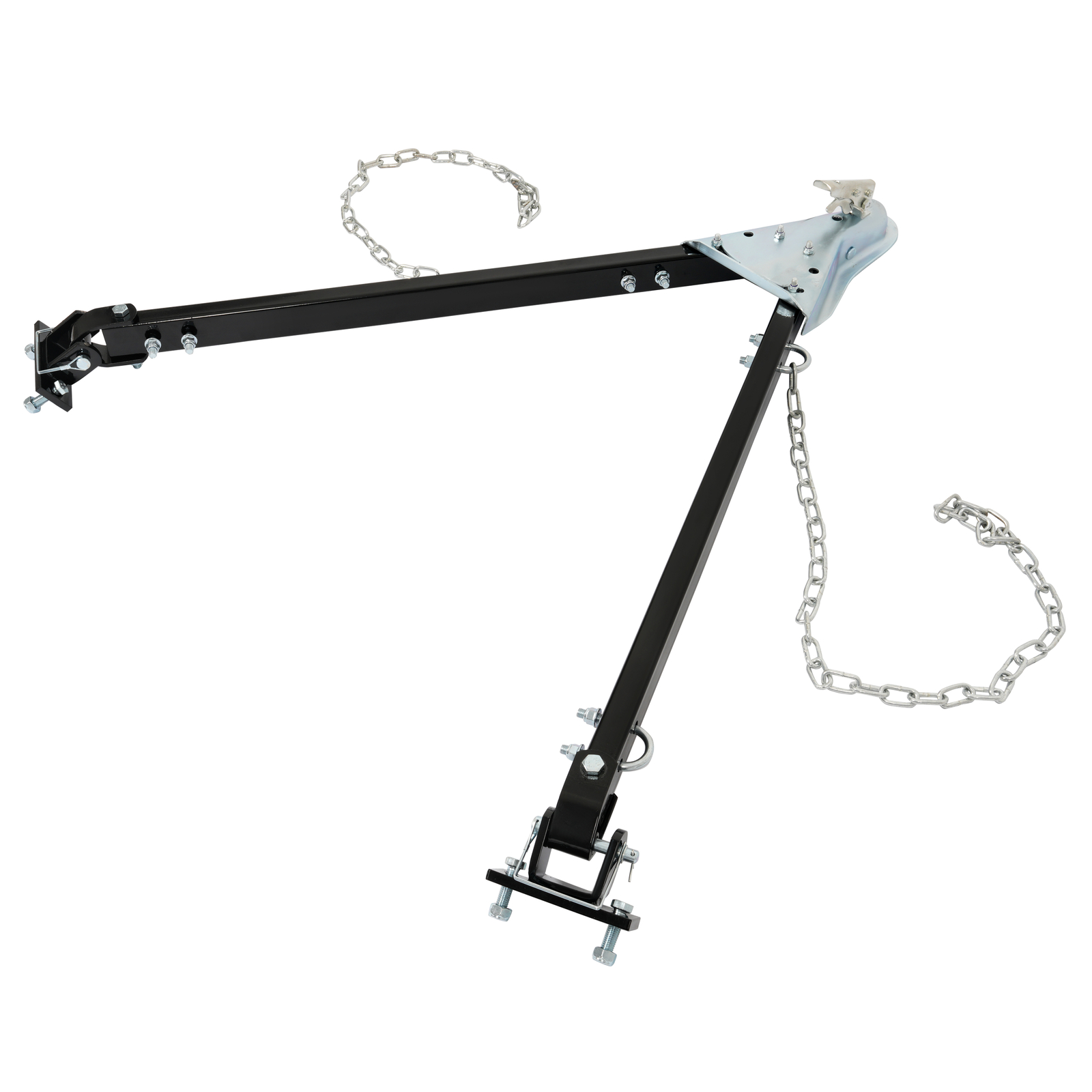 Adjustable Tow Bar 5500lbs w/Safety Chain 24" to 41" Wide For Camper RV Trailer