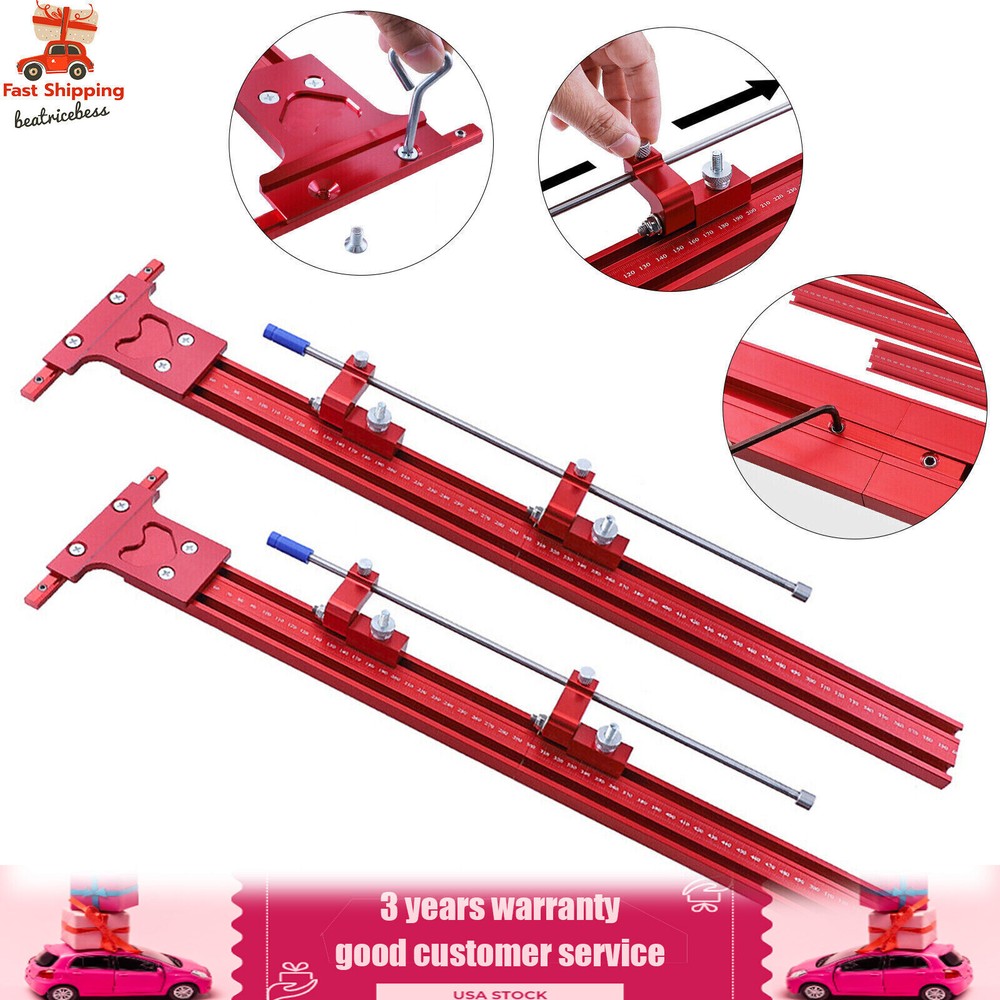 Parallel Rail Guide System Track Saw Woodworking Guide Carpentry Tool Set 120cm