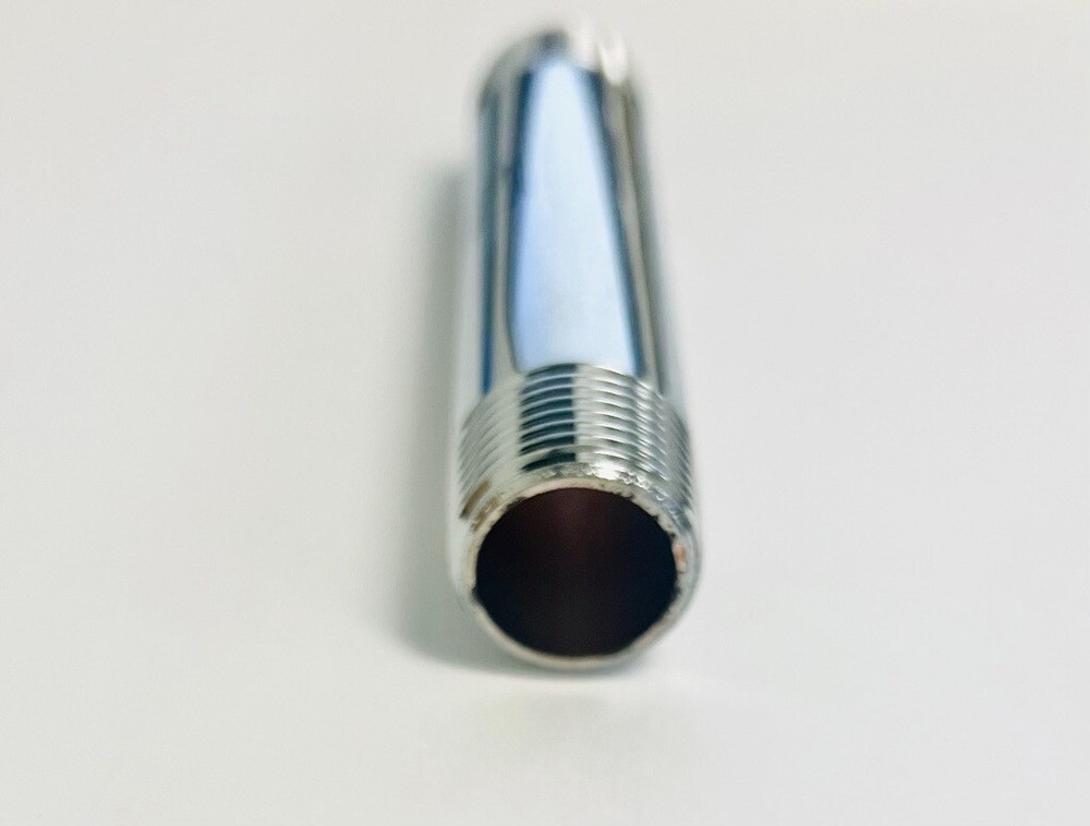 LF 1/2"x4" Chrome Plated Brass Pipe Nipple