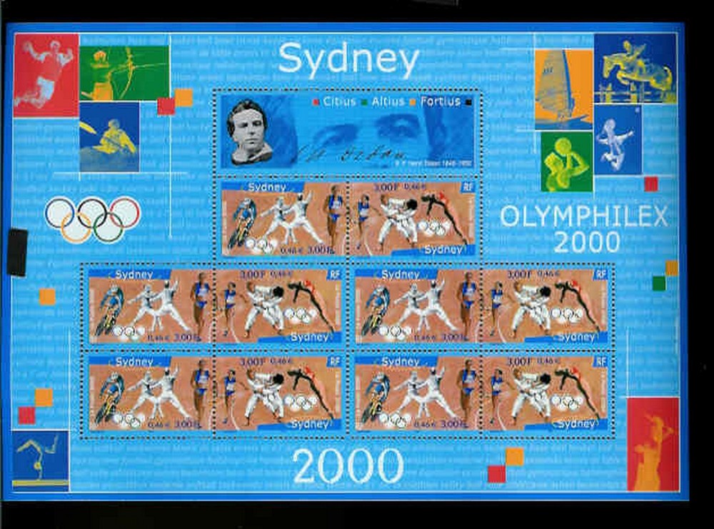France Block Num Yvert 31A ** MNH 2000 JO Sidney