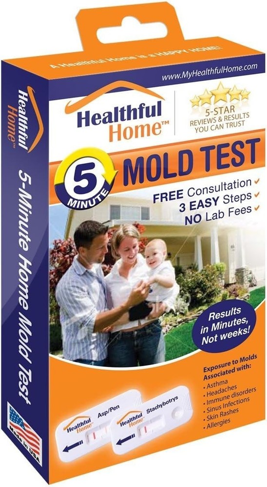 Instant 5-Minute Mold Detection Kit – Aspergillus and Stachybotrys Inside
