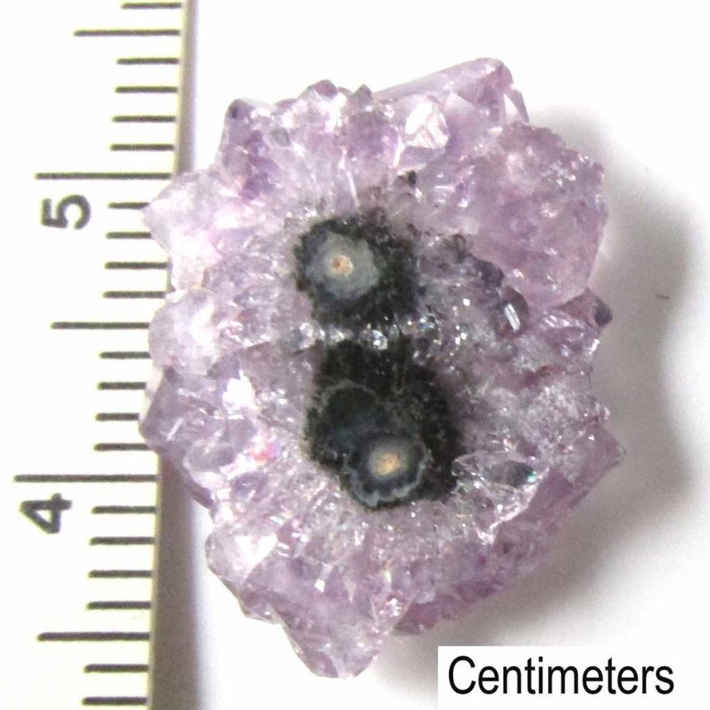 Stalactite Flower Slice Polished Both Sides H30