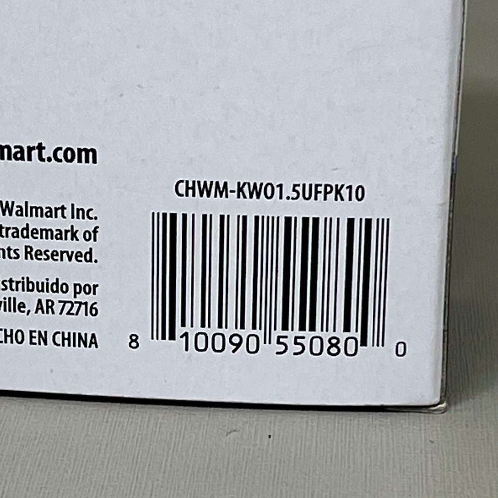 MAINSTAYS (2 PACK, 10 KNOBS EACH) Round Cabinet Knobs 1-1/2" Dia Unfinished Wood