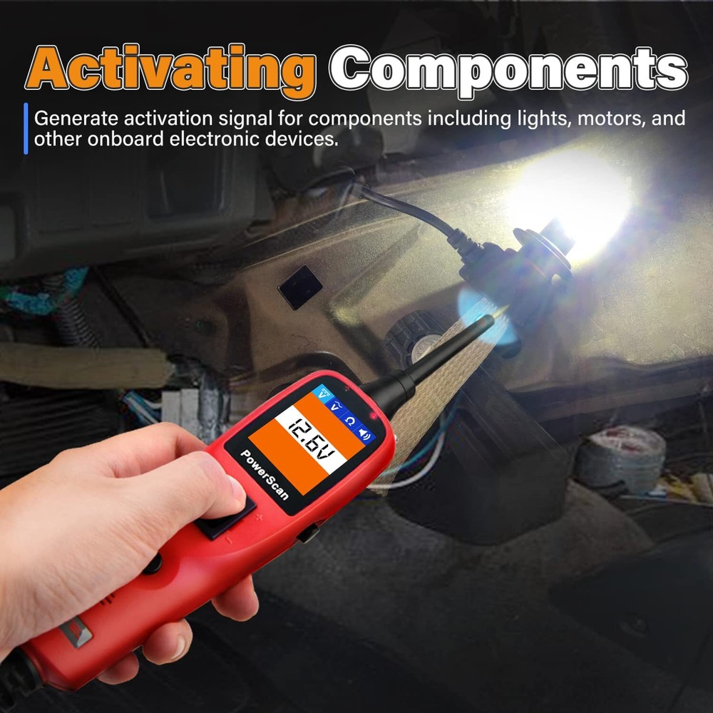 Autel Circuit Tester PowerScan Circuit Probe Tool 12-24V Electrical Short Open