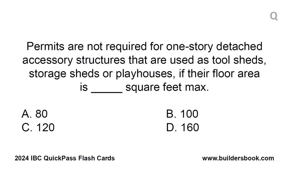 2024 International Building Code IBC QuickPass Flash-Cards