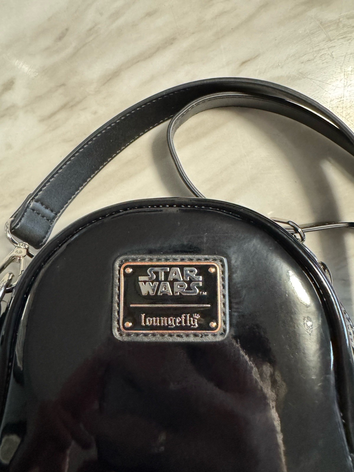 Darth Vader 3D Helmet Cross-Body Bag Star Wars Loungefly SDCC EUC