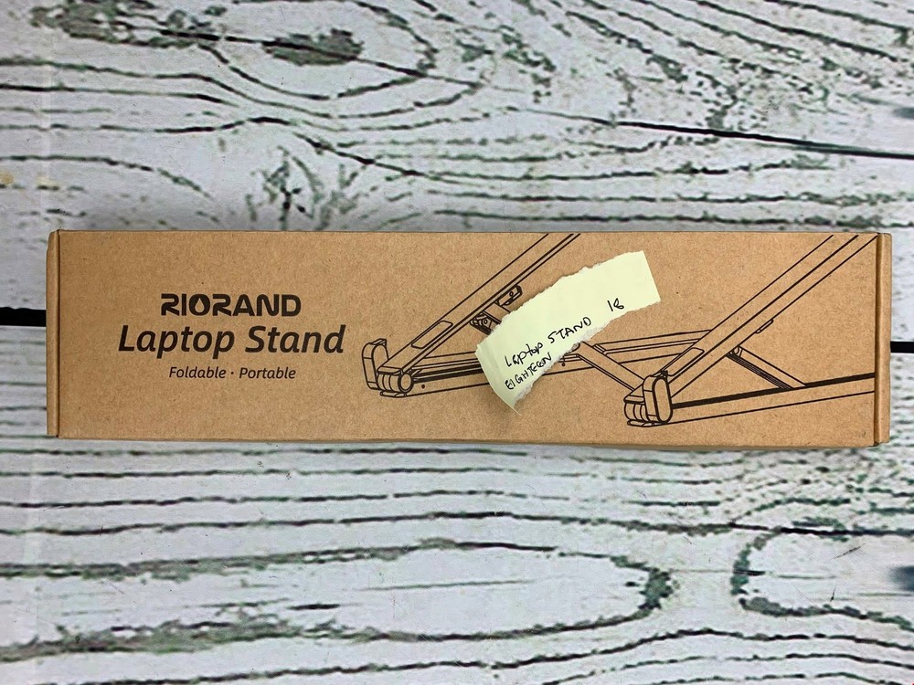 RioRand Portable Laptop Desk Stand Foldable Ergonomic Computer Stand Cooling