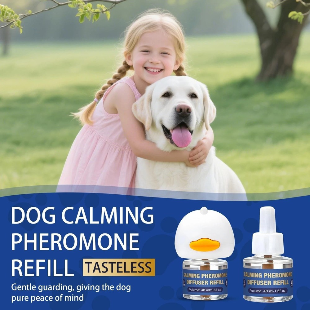 Dog Pheromone Calming Diffuser: Relaxing Diffuser for 3in1, Blue
