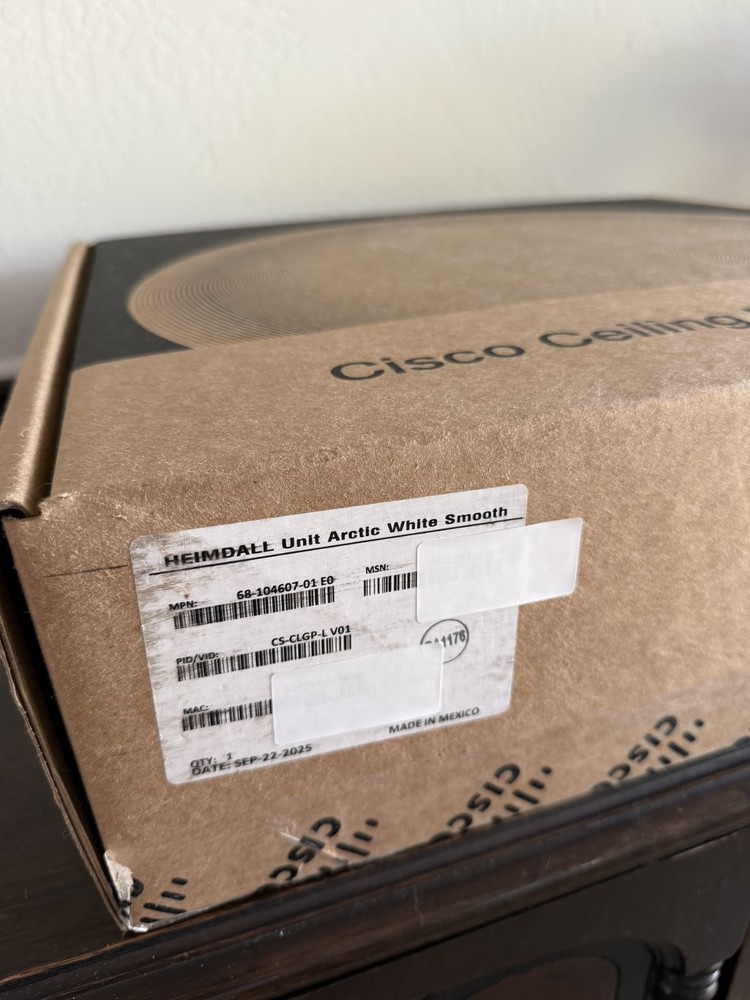 Cisco Ceiling Microphone Pro and Flush Mount Bracket. Sealed/NIB CS-MIC-CLGPRO